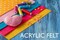 FabricLA Acrylic Felt Sheets for Crafts - Precut 9" X 12" Inches (20 cm X 30 cm) Felt Squares - Use Felt Fabric Craft Sheets for DIY, Costume, and Decoration | Neon Pink - 5 Pieces